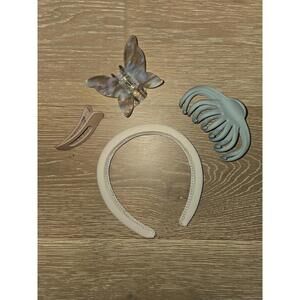 Kitsch Hairclips, Butterfly Hairclip, and Hairband Bundle